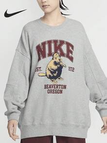 Nike Sportswear Women's Crew Neck Printed Graphic Sweatshirt HV1742-063 - HV1742-063 - View 1