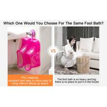1 Pair Portable Foot Soak Basin With Heat Massage, Relieve Foot Fatigue And Relax - Multicolor - View 9