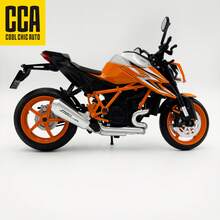 C C A Model Sepeda Motor Simulasi Paduan Logam 1:12 1290, Dapat Berdiri Tegak, Stang Dapat Diputar, Suspensi Roda Belakang, Mainan Anak Laki-laki dan Perempuan untuk Kemampuan Praktik dan Pengembangan Kognitif, Hadiah Halloween, Natal, Ulang Tahun - MultiWarna - View 11