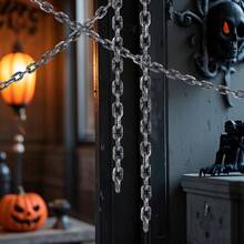1pc 6-Foot Halloween Plastic Chain, Spooky Costume Accessory For Haunted House Decoration - Multicolor - View 5