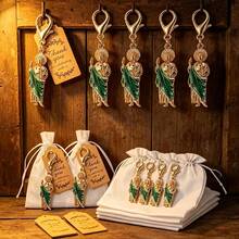 30pcs St. Jude Religious Gift Party Keychain Set, St. Jude Pendant Decorative Keychains, Baptism Party Decoration Keychains & Halloween - Multicolor - View 3