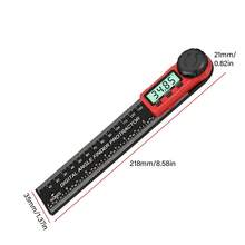1PC 2-In-1 Digital Angle Meter Inclinometer Digital Angle Ruler Electronic Goniometer Protractor Angle Finder Measuring Tool - A - View 7