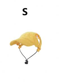 Adjustable Breathable Pet Hat, Pet Baseball Cap With Ear Holes, Dog Baseball Cap, Multi-Color Sun Hat Designed For Pets - Multicolor - View 18