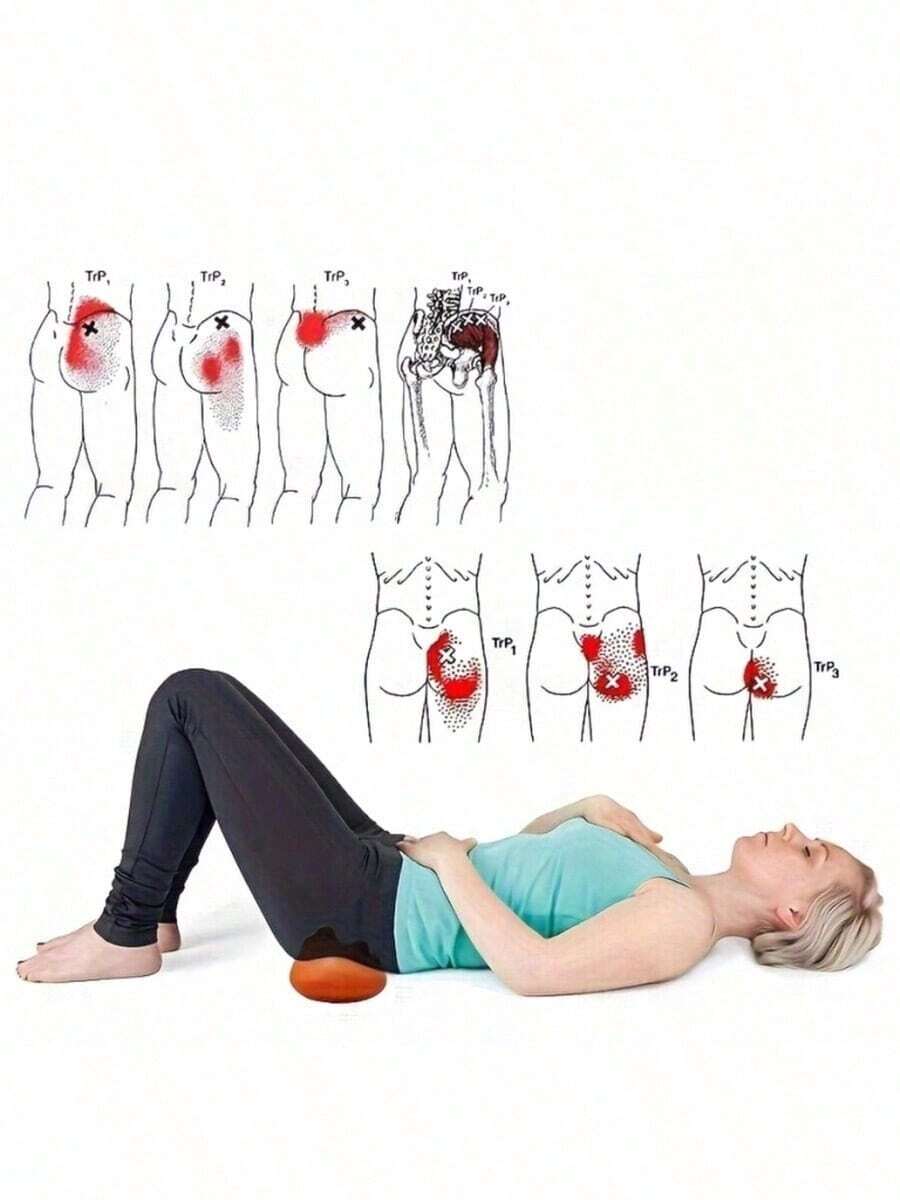 Deep Muscle Release Massager With 14 Trigger Points, Specifically Designed For Optimizing Hip, Sacroiliac Joint, Pelvis, Sacrum And Lower Back Relaxation And Muscle Release