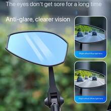 Modified A0S4 Rearview Mirror Dual-Use New Outdoor Electric Bike Bicycle Two-Wheel Vehicle Rearview Mirror Electric Bike Rearview Mirror Suitable For Electric Bike Bicycle Modification Reflective Mirror - Multiple Styles - View 5