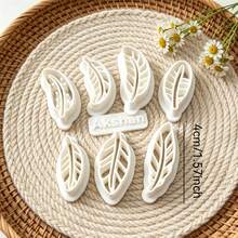 8Pcs Boho Style Feather Polymer Clay Cutters, Leaf Feather Pattern Clay Molds, DIY Handmade Earring Pendant Jewelry Craft Making Tools - 8pcs - View 5