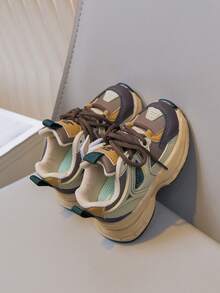 Casual Fashion Baby Sports Shoes Suitable For Daily Wear - Khaki - View 11