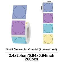 Marklife 24x24mm Self-Adhesive Thermal Label Printing Paper, Multi-Purpose Paper Round Circle Labels For P50/M120/M110/M200/M220/B3S, DIY Barcode & Logo Design For DIY Projects & Crafts - View 13