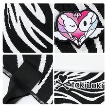 Mesuca & Tokidoki Cartoon Tote Shoulder Bag, Black And White Zebra Print, Large Capacity Handbag With Inner Pocket And Reinforced Handle, Lightweight Daily Commute Storage Bag - View 3