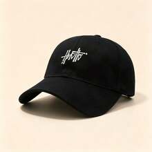 1 st basebollkeps i graffitistil med broderade bokstäver, enfärgad, justerbar, mjuk skärm, avslappnad solhatt, unisex streetwear dad hat - flerfärgad - Visa 14