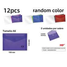 Dopamine Color Plastic File Folder, Large Capacity A4/B4 Document Organizer, No Inner Divider Design, Portable Paper Storage, Suitable For School, Office, Home And Hospital, Durable Multifunctional File Folder, Colors Shipped At Random - Random Color - View 9