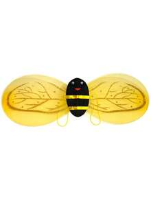 4pcs/Set Cute Bee Costume Set: Bee Dress + Headband + Bee Wings + Striped Socks, Perfect For Carnival, Festivals, Parties And Role Play, Halloween Cosplay - Multicolor - View 5