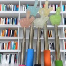 1pc/3pcs/6pcs Telescopic Glow Baton - Multi-Functional Extendable Light-Up Pointer, Teacher's Classroom Reading Stick, Student Learning Guide Pointer, Random Color Style, Classroom Reading Stretch Baton, Suitable For Teaching And Conducting, Home Or Classroom Use, Ideal For Teachers, Classrooms And Offices, Gift For Family, Friends, Colleagues, Stationery, School Supplies - Multi-color - View 9