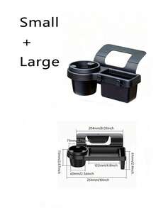 Multifunctional Car Storage Box With Cup Holder, Drink Holder, Side Door Window Phone Slot And Hanging Storage Rack, Universal Perfect Car Interior Organizer, Durable ABS, Easy Install, Space Saving, Ideal For Driver Passenger Daily Commute - Multicolor - View 12