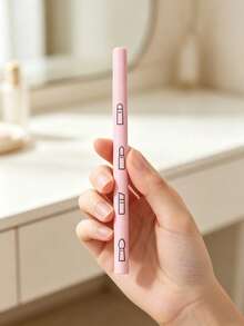 1pc Portable 5-In-1 Makeup Brush, Lightweight Detachable Design, Multi-Functional Beauty Tool For Eyeshadow, Eyebrow, Lip And Eyeliner, Ideal For On-The-Go Makeup - Pink - View 3