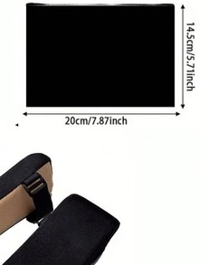 1pc Upgraded Office Chair Comfort Armrest Pad, Memory Foam Home/Office Chair Armrest Cover, Comfortable Computer Gaming Chair Cushion, Removable & Washable, Elbow Support & Forearm Pressure Relief, Black, Grey - Multicolor - View 14