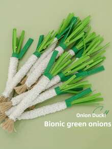 No Batteries Needed - Interactive Chewing Toy With Realistic Onion-Like Design, Durable Green &, For All Cats & Pets - Teeth Cleaning Dental Toy For Solo Play Or Interactive Games - Perfect For Kittens & Adult Cats - Multicolor - View 3