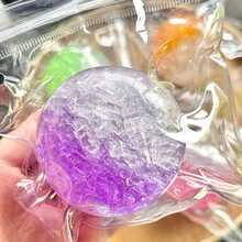 Colorful Crystal Slow Rising Squishy Ball, Handmade Sugar Textured Crunchy ASMR Sensory Ball, Fruit Popsicle Style Stress Relief Fidget Toy, Grip Strength Muscle Relaxation Squeeze Toy For Kids Adults, Kawaii Desk Anxiety Relief Gift - Multicolor - View 5