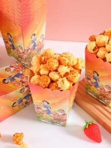 6pcs/12pcs/24pcs Anime Cartoon Theme Party Candy Boxes, Suitable For Halloween Party Decoration, Theme Party Gift Boxes, Candy And Cookie Boxes, Party Gift Bags, Party Gift Boxes, Suitable For Birthday Party, Candy And Popcorn Box Decoration, Suitable For Back To School Party, Essential Holiday Party Supplies - Multicolor - View 4