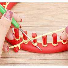1/4PCS Round Knitting Machine Set - Plastic Knitting Machine Craft Kit, Hat Scarf Sweater Knitting Yarn Tools, Convenient For Beginners, Used For Shawls, Socks, Scarf Knitting Tools, Crochet Knitting, Yarn Crafts And DIY Handmade - One Size - View 9