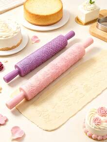 Crocodile Skin Texture Plastic Roller, Suitable For Hobbyists, Can Be Used To Make Coasters, Clay Crafts, Wedding Gifts, Suitable For Pottery Beginners - Multicolor - View 4