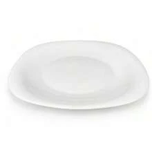 18-Piece Square Opal Glass Dinnerware Set – White, 6 Person - White - View 6