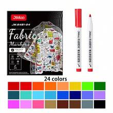 1pc 24-Color Fabric Marker Pen, Waterproof Non-Fading Textile Pen, DIY Hand Painting Marker Pen For T-Shirts, Shoes, Colorful Marker - Fabric Painting Pen - View 15