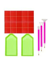 32/30/25/19/15pcs Diamond Painting Tool Set, 3 Different Sizes Diamond Painting Pens, Professional Embroidery Craft, Suitable For Art Painting, Portable Diamond Sticker Craft Tool Kit, Ideal Choice For Hobbyists - A - View 15