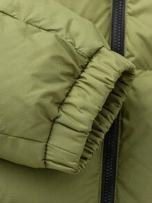 Balabala 3-防水兒童羽絨外套 耐穿保暖冬季外套 男孩與女孩適用 - 綠黑色調 - 查看 7