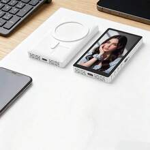 Vlog Selfie Monitor Screen Compatible With Iphone And Android Phones, Wireless Transmission For Rear Camera, 3.97-Inch Screen, Suitable For Social Media Platform Live Streaming, Vlog Kit, Magnetic Protective Case, Vlog Screen, Built-In 1500mAh Battery - Multicolor - View 12
