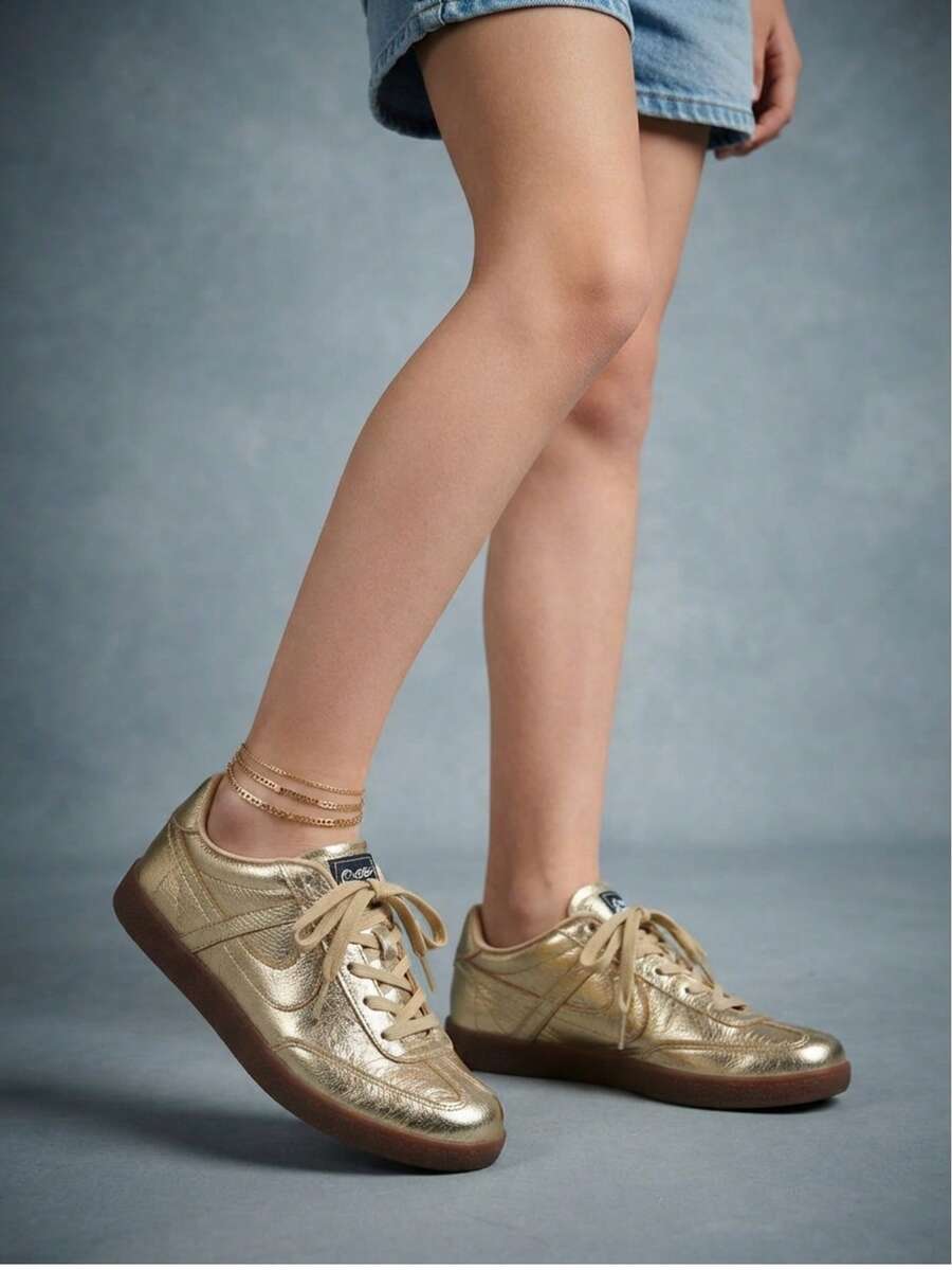 PANAM Kids Sneakers - Gold - View 1