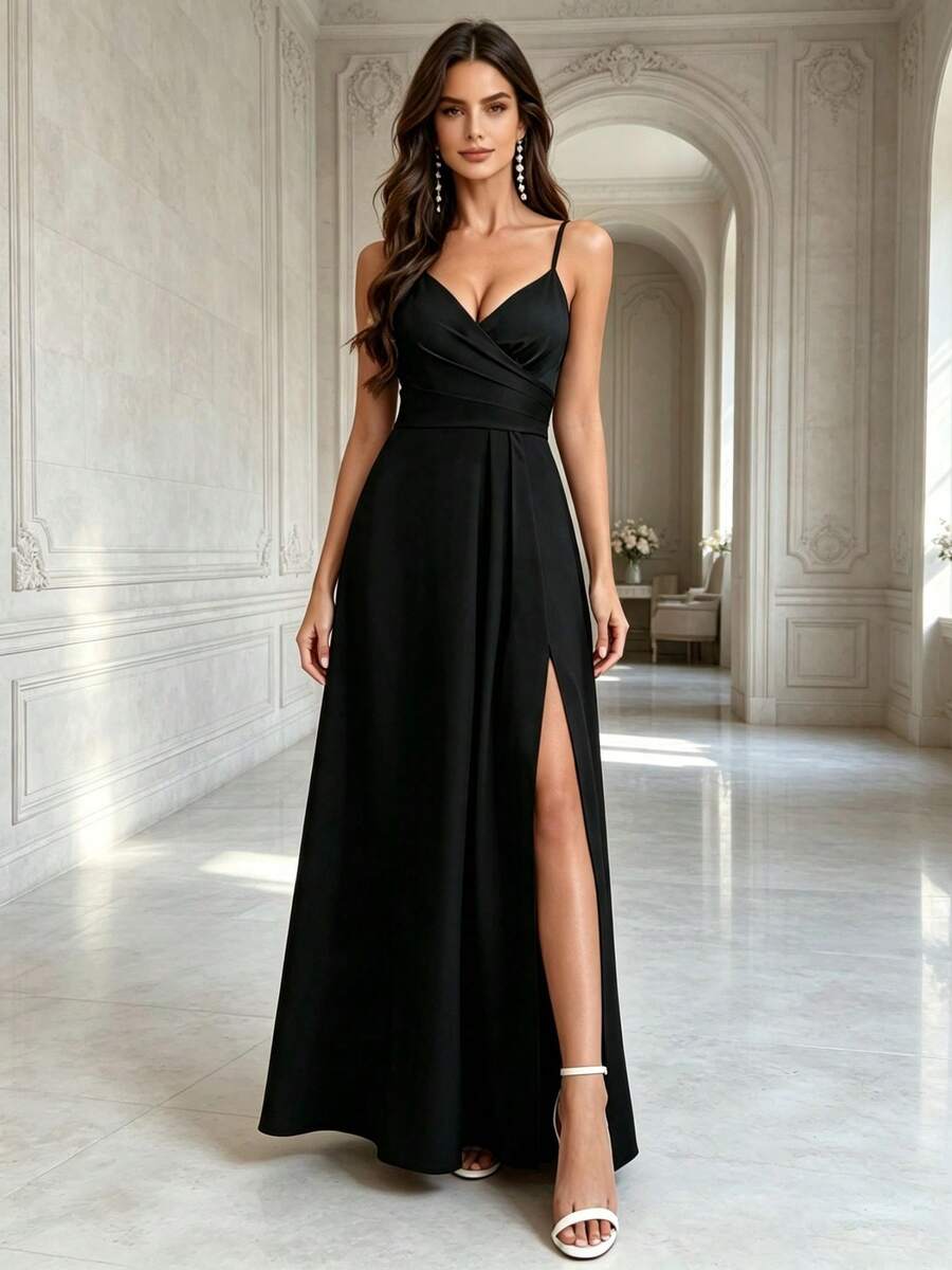 Bridesmaid Dresses - 黑色 - 查看 1