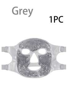 1/2PCS Ice Gel Face Mask,Reusable Cooling Gel Bead Face Mask With Adjustable Strap,Cold Compress Mask,Chilled Facial Mask,Face & Eye Cooling Mask,Cooling Eye Mask,Cold Gel Face Mask,Skincare,Puffy Face Care,Home Spa,Travel,Relaxation,Daily Use - Bead-infused Facial Mask - View 16