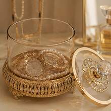 Decorative Bottles & Jars - Gold Small - View 6