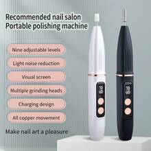 Rechargeable Electric Nail File, Professional Portable Nail Polishing File, Wireless Design, High-Speed Tool Suitable For Salon And Home Use, Great Gift For Women, Battery Capacity: 300mAh - Multicolor - View 6