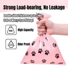 150pcs Scented Dog Poop Bags -Pet Waste Bags With Dispenser, Thickened, Portable, Pet Waste Bags Suitable For Car Trash Cans And Small Trash Cans, Leak-Proof Pet-Specific Garbage Bags, Suitable For Outdoor Dog Walking - View 7