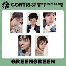 5 بطاقات صور من ألبوم CO RTIS GREENGREEN، بطاقة حظ YZY 2.0 - متعدد الألوان - مشاهدة 4