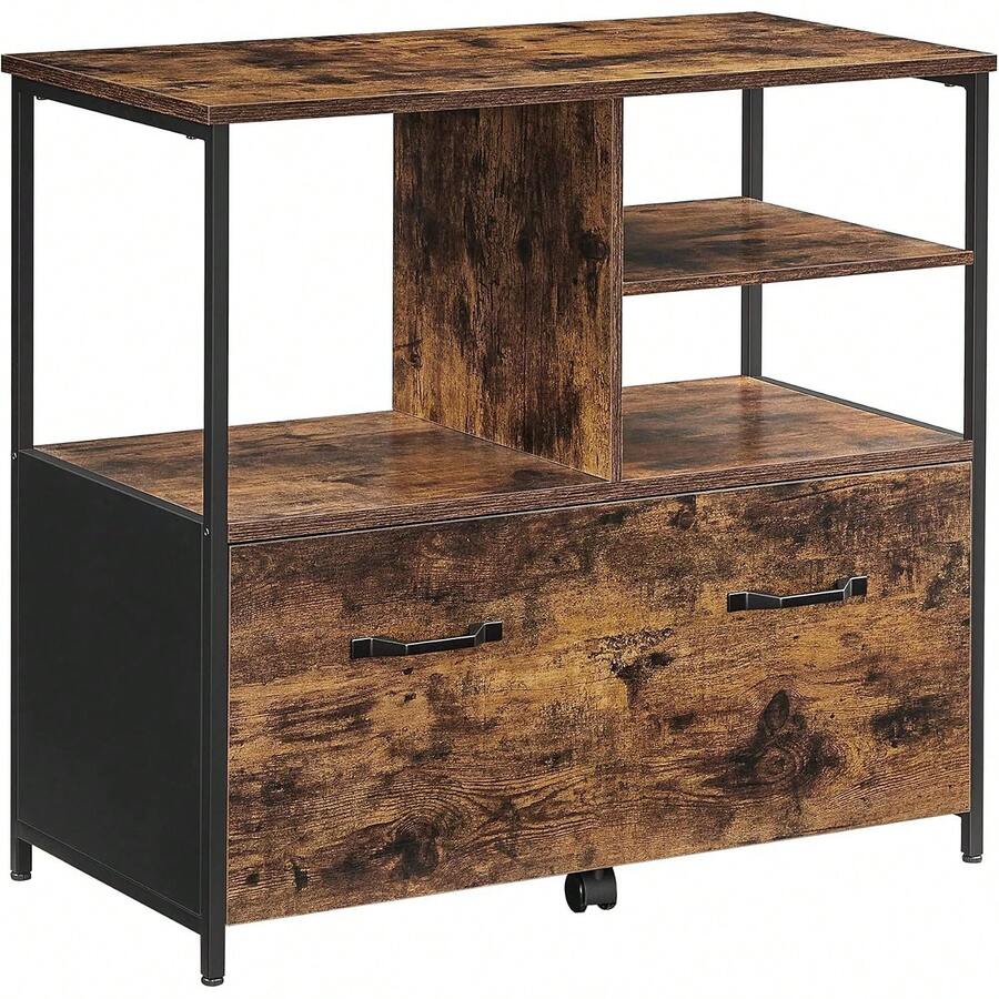 Filing Cabinets - Rust Brown - View 1