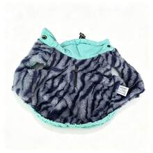 Back 30CM Dog Jacket, Windproof Dog Coat, Lightweight Puffer Vest | Winter Warm Jacket Cold Weather Coats For Small Dogs, Adjustbale Fit Leash Hole, Blue M - Cadet Blue - View 5