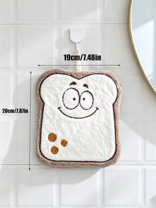 2pcs/4pcs Cartoon Food Shaped Hand Towels, Cute Toast, Cookie, Cupcake And Pizza Hand Towels, Absorbent And Hangable, Suitable For Home Kitchen - Multicolor - View 10
