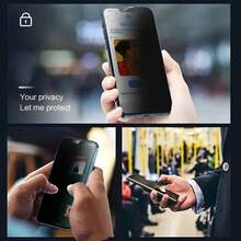 CASECOPS 1Pack Privacy Tempered Glass Screen Protector, Compatible With IPhone 18 Pro Max/18 Pro/17 Pro Max/17 Pro/17 Air/17/17 E/16 Pro Max/16 Pro/16 Plus/16 E/15 Pro Max/15 Pro/15 Plus/15/14 Pro Max/13 Pro/13 Mini/12/11 Pro/11 Series, 9H+ Hardness Tempered Glass, Full Coverage, Anti-Fingerprint, Anti-Scratch, Front HD Display, Side Privacy Protection, No Bubbles, Easy To Install - 1 Pack - View 2