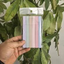 6/12pcs Morandi Aesthetic Square Highlighters Pens, Mild Soft Chisel Tip Marker Pen Pastel Highlighters No Bleed, Quick Dry For Journaling Note Taking, Back To School - Random - View 2