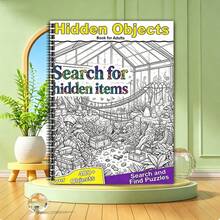 Adult Hidden Object Search Book, Suitable For Adult Puzzle Leisure Activity, 400+ Items To Find, Multiple Styles Available (Pen Not Included) - Single Piece - View 1