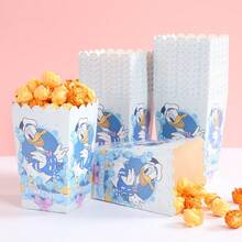 6pcs/12pcs/24pcs Anime Cartoon Theme Party Candy Boxes, Theme Party Gift Boxes, Candy And Cookie Boxes, Party Gift Bags, Party Gift Boxes, Suitable For Birthday Party, Candy And Popcorn Box Decoration, Applicable For Back To School Season Party, Holiday Essential Party Supplies - Multicolor - View 4