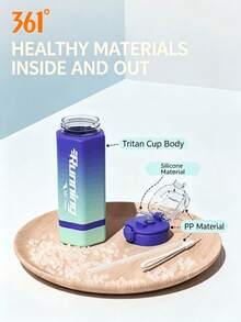 361degree 1pc Sports Water Bottle, Gift For Girlfriend - Multicolor - View 11