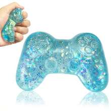 1pc Soft Game Controller Stress Ball, Decompression Toy, Soft Filled Squeeze Toy, Stress Relief Game Controller, Birthday Party Favor Bag, Unisex, Slow Rebound! Squeeze Stress Ball, Random Style And Color - Multicolor - View 16