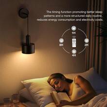 2pcs RGB Wall Lightp, Adjustable Height, Rechargeable Bulb With Remote Control, Ambient Wall Lamp For Living Room Bedroom Hallway Kitchen Interior Home Wall Lights - RGB Bulb - View 7