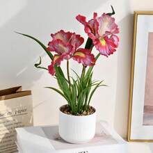 Pink (With Plastic Flower Pot),Suitable For Bedroom And Living Room Decoration - Pink (Plastic Flower Pot) - View 1