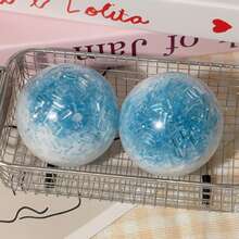1 buah Bola Latihan Tangan Blue Glacier, Mainan Sensorik Pantulan Lambat, Cocok untuk Anak-anak dan Dewasa, Membantu Pelepasan Emosi dan Peningkatan Perhatian, Bola Genggaman Tangan dengan Tekanan Lembut, Mainan Lembut yang Dapat Diregangkan, Cocok untuk Anak-anak, Remaja, dan Dewasa - Biru - View 5