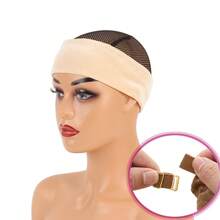 Invisible Wig Grip Band Non-Slip Wig Band With Adjustable Hook Velvet Comfortable Wig Band Non-Slip Breathable Wig Band Wig Fixing Headband Wig Grip Black Skin Tone Brown 1 Piece/Set Hair Accessories - View 9